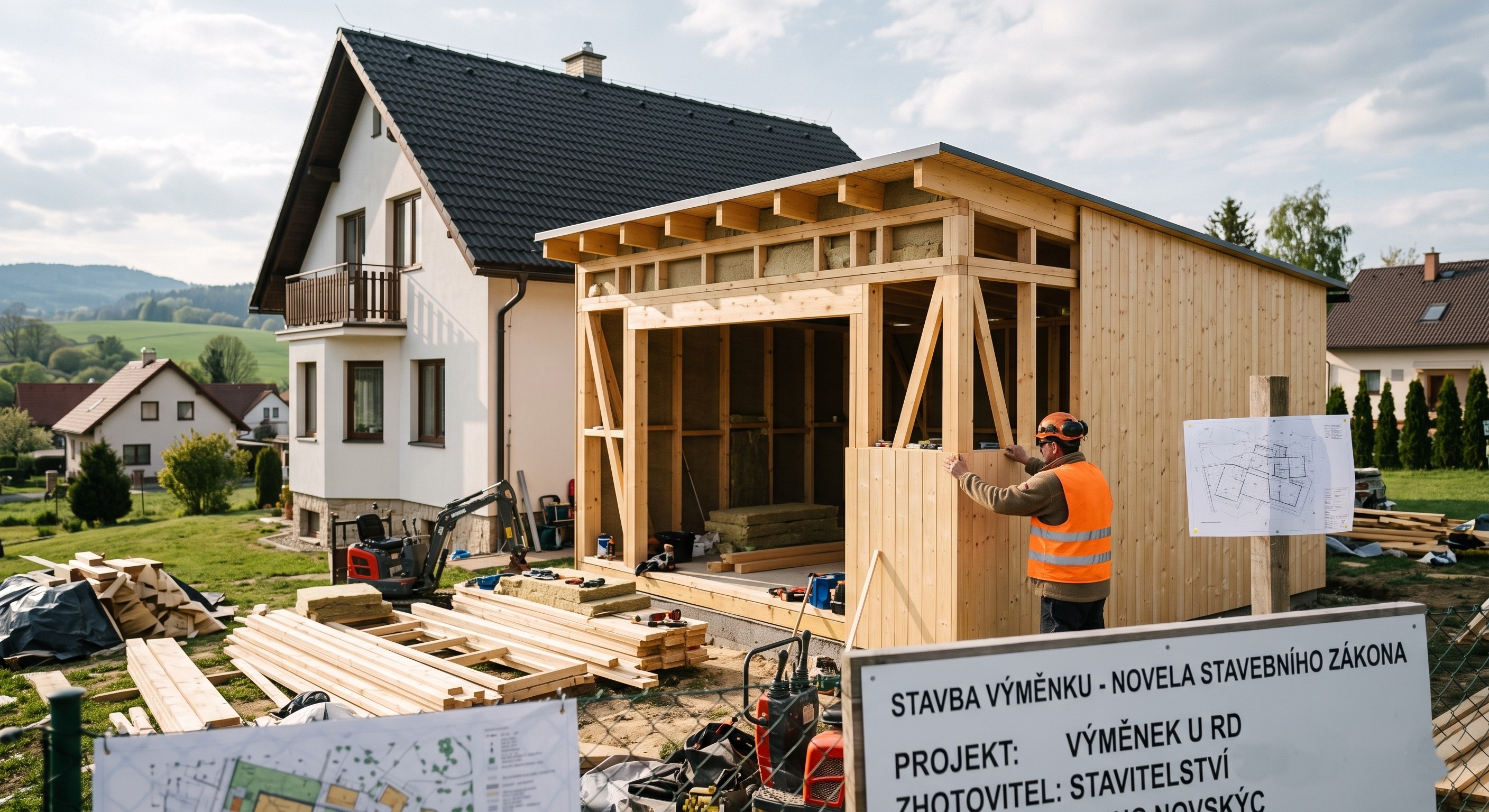 Stavba výměnku u stávajícího rodinného domu je novinkou letošní novely stavebního zákona